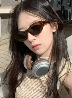 新款复古可可镜这样不规则太阳镜ins网红个性高级窄框显瘦