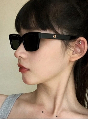 网红墨镜1996jenniegd女猫眼小框