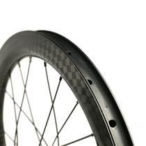 New 406 wheeler carbon fiber wheel set 38 frame high 12K road mountain kit BMX bike 451 opening carbon