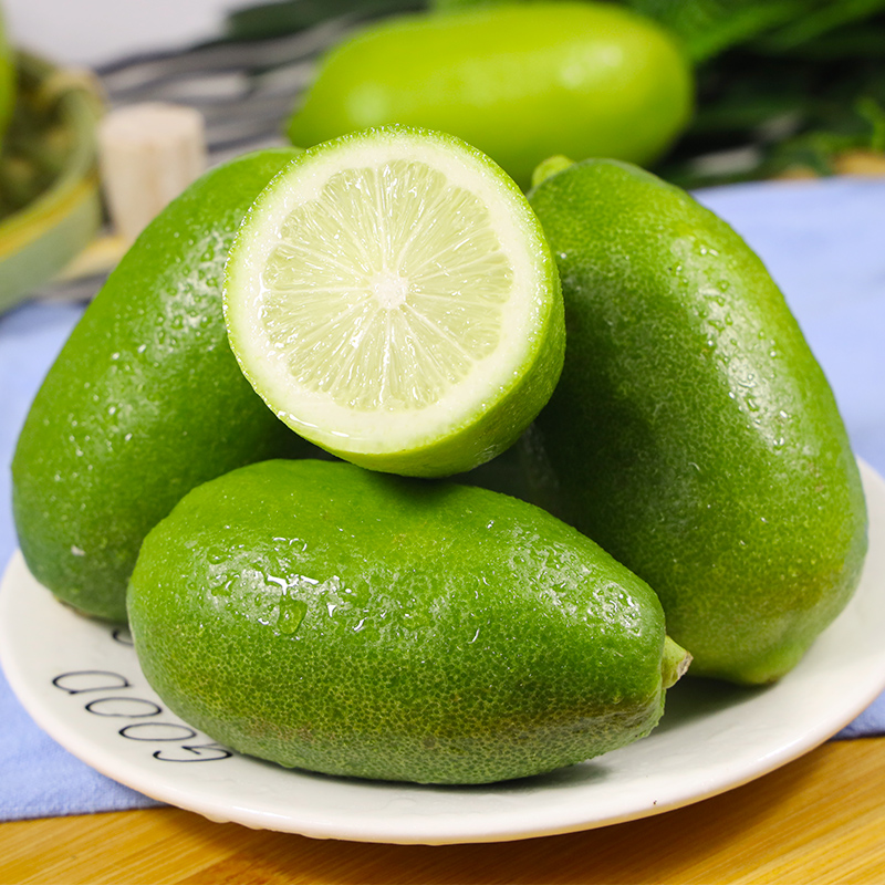 柠檬新鲜水果台柠青皮无籽广西香水 品阁水果柠檬