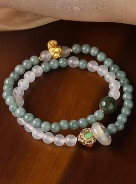 Simple Love Acc私家  新款锆石全天然串珠个性简约原创手链女