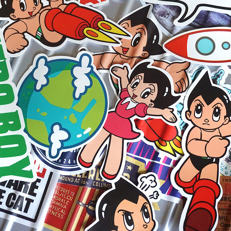 卡通动漫个性潮流涂鸦行李箱ipad贴纸笔记本电脑平板儿童水杯手账,淘宝优惠券,粉丝福利购,淘宝优惠卷