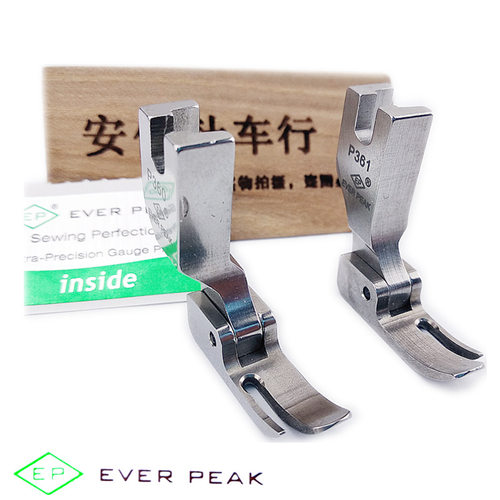 EP原装进口P361拉链小压脚左宽右窄压脚P360右宽左窄压脚平车压脚 - 图3