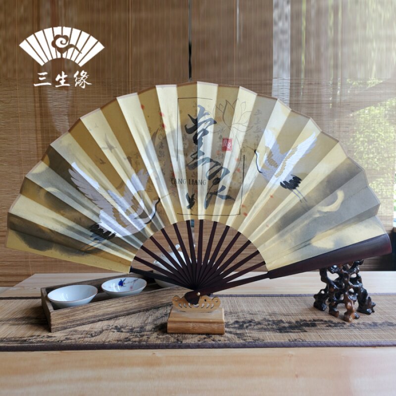 德云社定做绢扇折扇纸扇广告扇定制定做绫绢扇房地产扇子折叠扇_虎窝淘