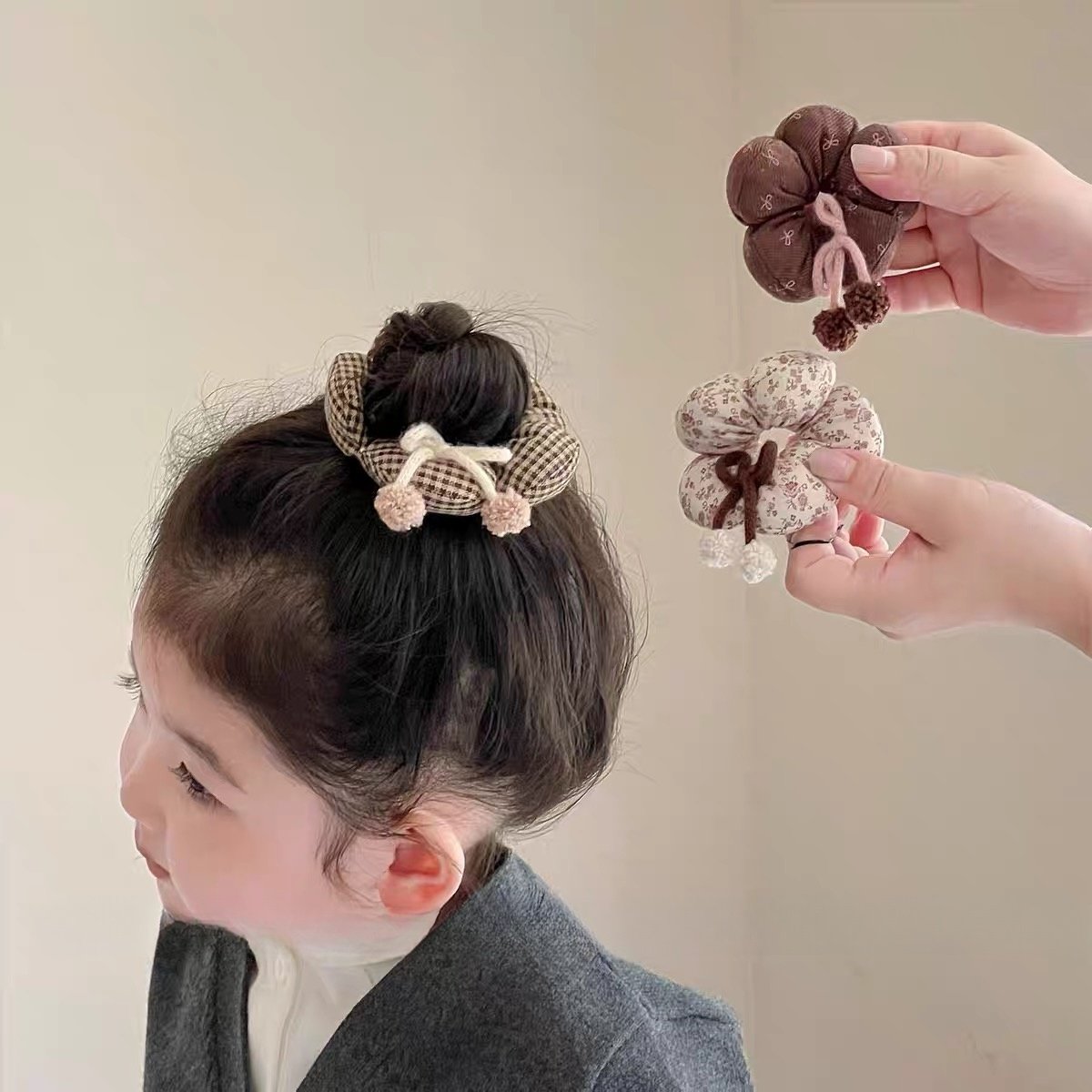 儿童小肠发圈女童2025新款碎花头绳小女孩扎头发绳头饰女宝宝发饰,淘宝优惠券,粉丝福利购,淘宝优惠卷