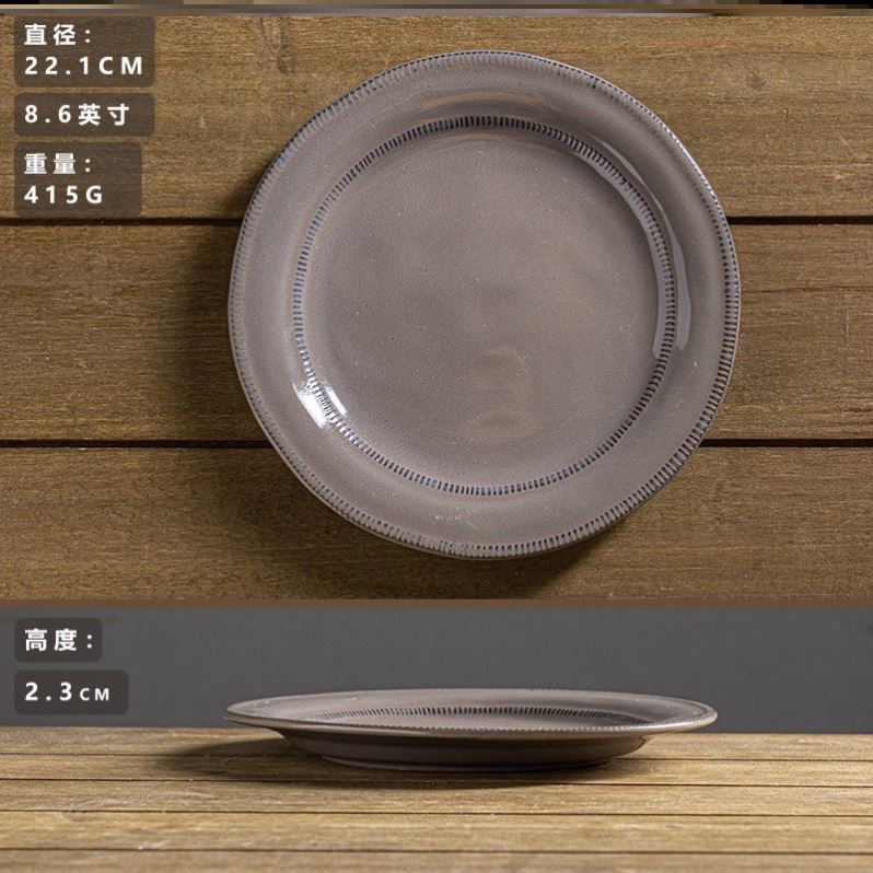 Japanese camic plates dish tray disc tableware set-图0