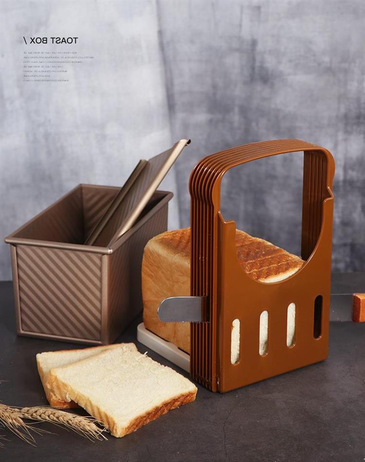 New Toast mould 450g baking oven tool bake bread mould box - 图1