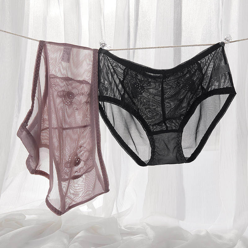 蕾丝内裤女士性感少女风纯欲无痕短裤新款低腰女生冰丝夏季薄款,淘宝优惠券,粉丝福利购,淘宝优惠卷