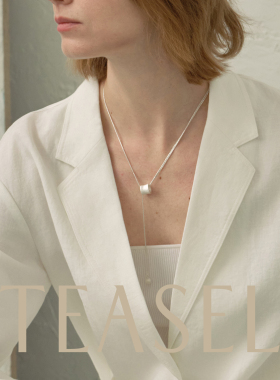 拉丝工艺长流苏吊坠项链