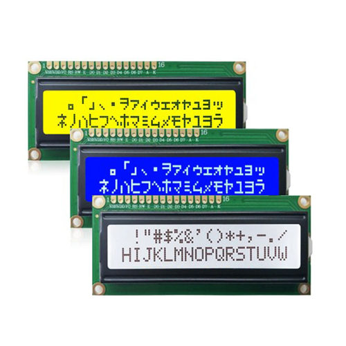 LCD1602液晶显示屏1602A模块蓝屏黄绿屏灰屏5V 3.3V焊排针IIC/I2C - 图3