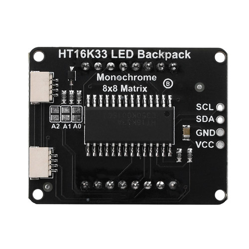 8X8矩阵共阴LED点阵显示模块HT16K33驱动I2C 接口适用于多种LED用 - 图3