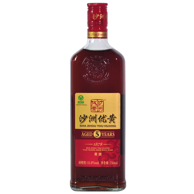 沙洲优黄 1878五年陈黄酒 550ml*8瓶装整箱5年陈黄酒江浙沪皖包邮-图2