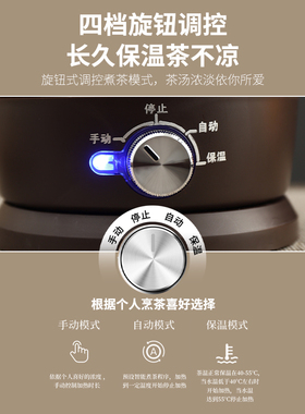 康勒煮茶器电茶炉喷淋式蒸茶器