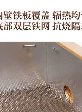 实木腰腹部宫寒全身通用艾灸盒