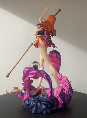 LX鬼岛武士娜美One Piece共鸣二次元周边礼品GK桌面模型手办摆件