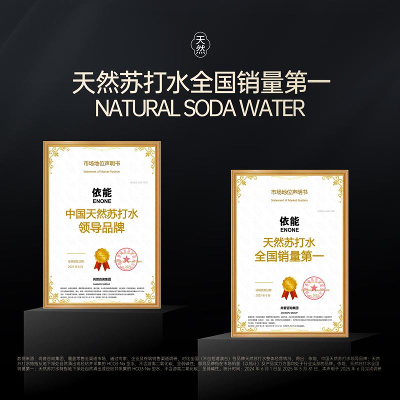 【新品优惠】依能饮用弱碱性天然苏打水360ml*12瓶pH值8.5±整箱 - 图3