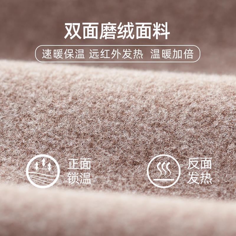 老年人秋衣秋裤男士爸爸德绒发热大码保暖内衣套装老人防寒棉毛衫_豪菊服饰工厂店_女士内衣/男士内衣/家居服
