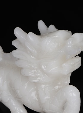 云中玉天然玉石招财中式客厅桌面摆件