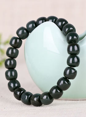 新疆保真天然玉石手链制作和田玉