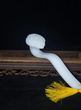 精品玉如意玄关阿富汗白玉