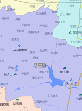费县地图1.15临沂市高清折叠家用办公室书房装饰墙贴包邮