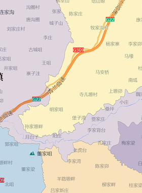 合水县地图1.15m庆阳市新款折叠版初中小学生成人书房装饰画贴图