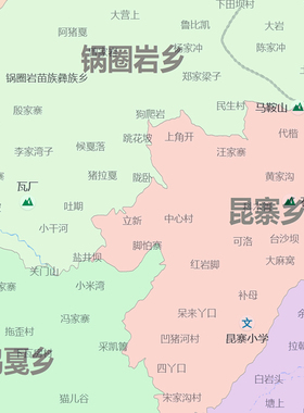 纳雍县地图1.15m办公室书房装饰画毕节市区域路线划分高清折叠版