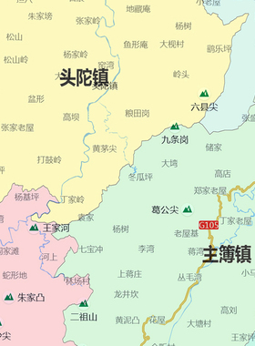 岳西县地图1.15m安庆市折叠版办公室装饰画客厅书房茶桌背景画
