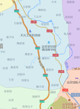 远安县地图1.15m宜昌市新款折叠版初中小学生成人装饰画现货贴图