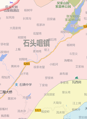英山县地图1.15m新款高清黄冈市折叠家用办公室书房装饰墙贴现货