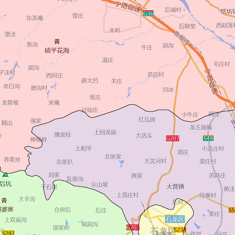 平顶山地图1.15高清折叠家用办公室书房装饰墙贴新款包邮
