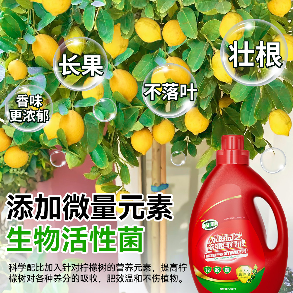 柠檬树营养液室内盆栽绿植物营养液通用型花卉柠檬树盆栽树苗肥料,淘宝优惠券,粉丝福利购,淘宝优惠卷