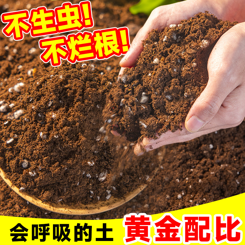 营养土养花通用型种菜种花专用花土家用有机泥炭土壤多肉花卉种植-图1