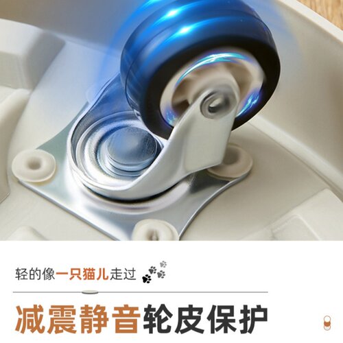 移动花盆托盘带轮垫底接水盘底座隐形滚轮万向轮盆栽加厚塑料滑轮 - 图2