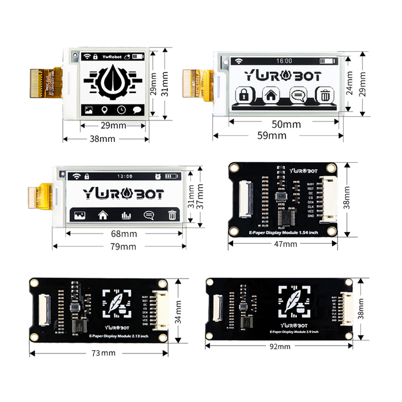 【YwRobot】适用于Arduino显示屏模块epaper电子墨水屏电子纸屏幕-图2