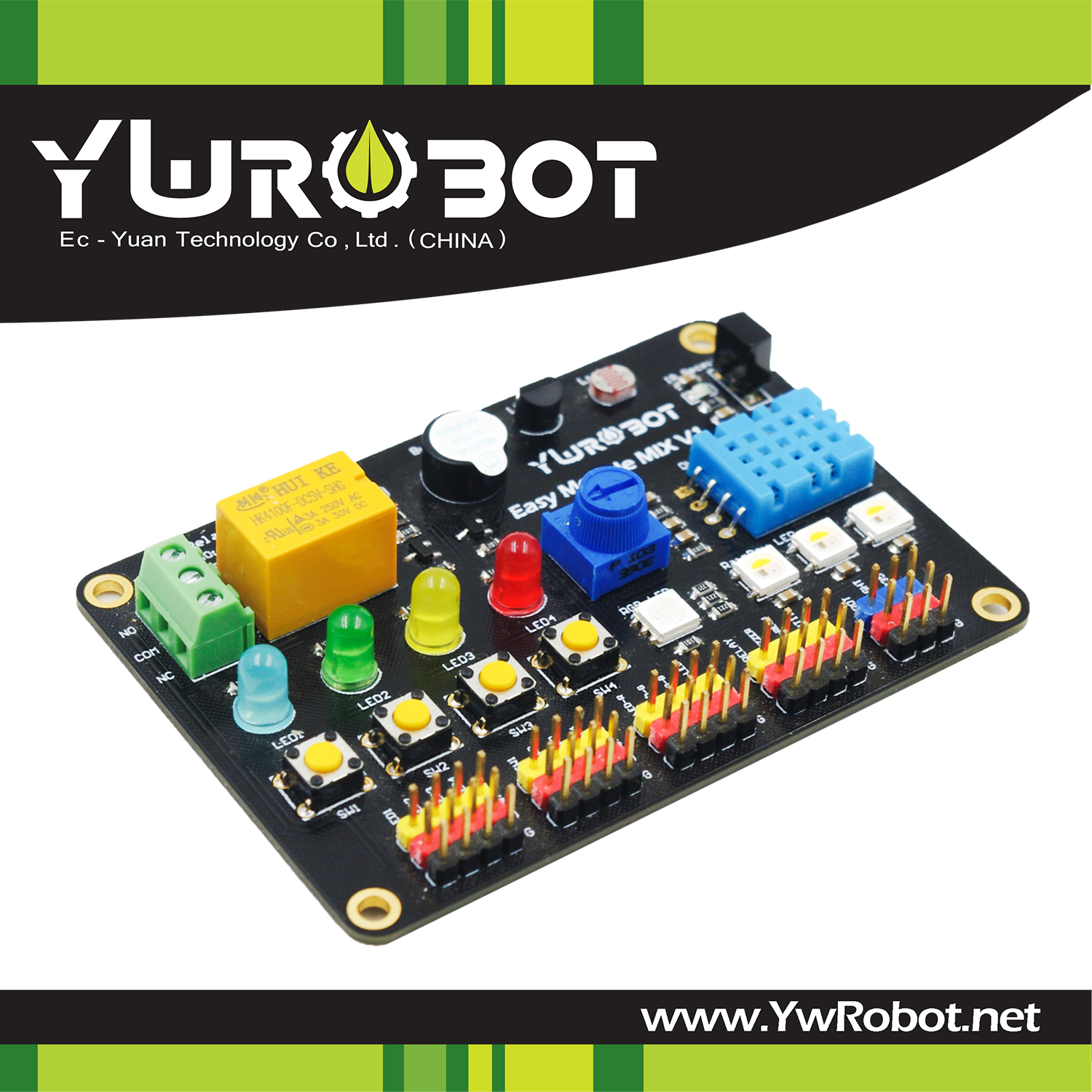 【YwRobot】适用于Arduino uno多功能扩展板 Easy Module - 图0