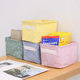 Cotton and linen belt handle fabric miscellaneous basket 20*16*14