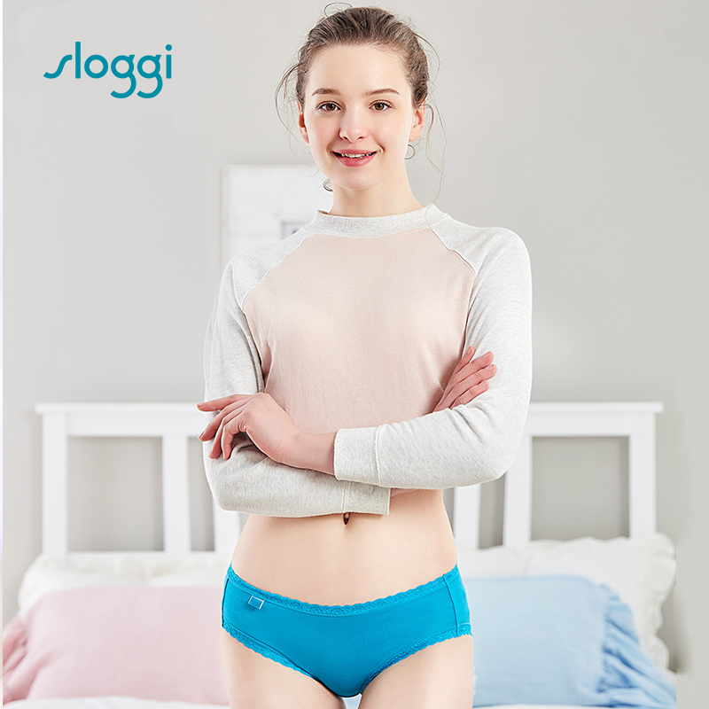 新品女士印花中腰平角内裤三条组合装 922I1 C76 黛安芬旗下 sloggi 新品女士印花中腰平角内裤三条组合装 922I1 C76 黛安芬旗下 sloggi