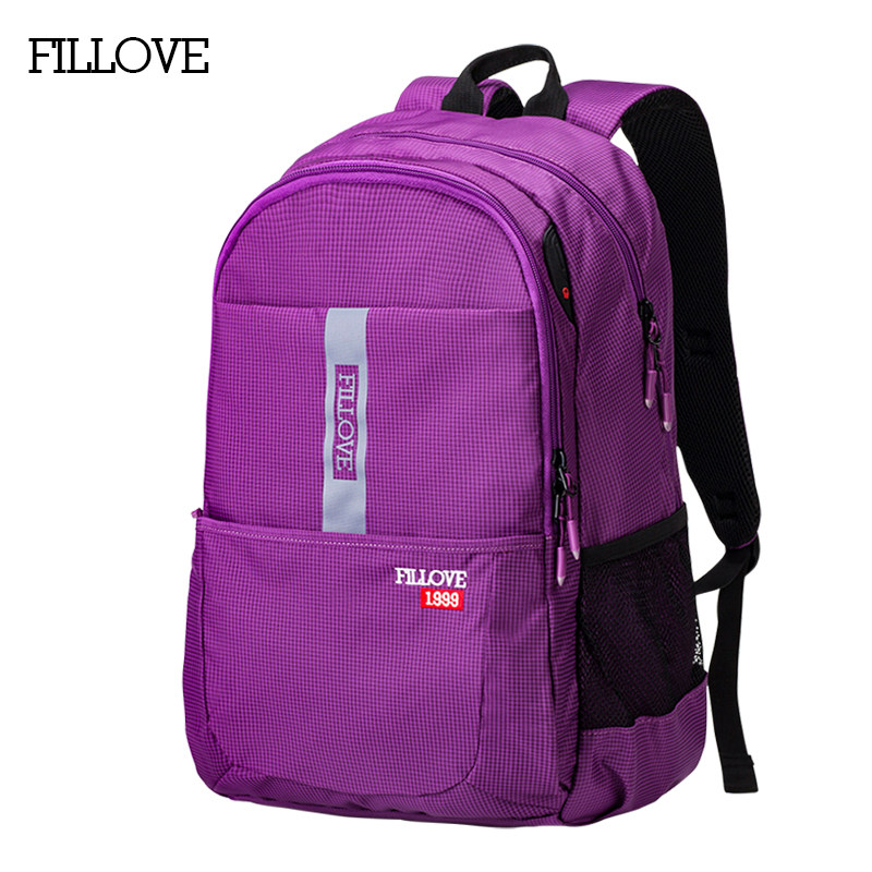 运动轻便户外防水登山包 fillove双肩背包