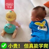 Ребенок изучать Crazy Crane Toys Baby Guide Electric Clacking Doll 9 поднимается 8 8 6-12 скалолазания в месяц