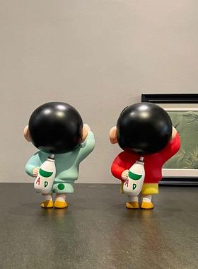 【新家的100个快递】蜡笔小新摆件大号桌面手办装饰客厅电视玄关