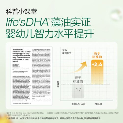 【秒杀专享】金标天然博士小琥珀DHA海藻油微藻婴幼儿童孕妇可用 - 图1