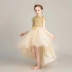 Trẻ em chủ nhà catwalk dạ hội bé gái nước ngoài puffy cô gái trang phục piano công chúa váy mùa hè - Váy trẻ em bộ vest hàn quốc cho bé Váy trẻ em
