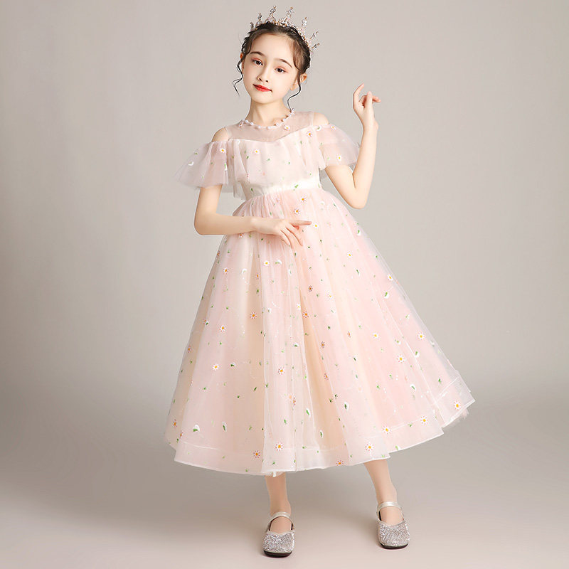 女童公主裙蓬蓬纱儿童洋气夏晚礼服 致童代儿童礼服