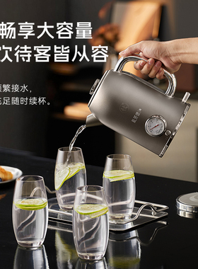 纯钛电热烧水壶家用智能
