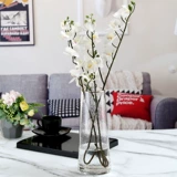 Северный холодный рисунок золотой прозрачный стеклянный ваза Оптовая легкая роскошная орнамент