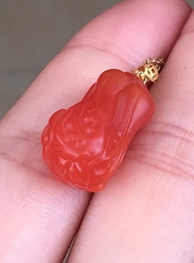 保山南红白菜吊坠盐源玛瑙耳坠环戒指天珠三通复古背云流行时尚男