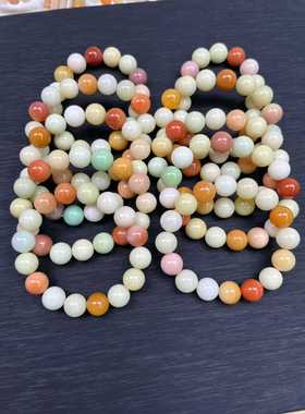 缅黄12m缤纷糖果手串珠宝饰品diy配饰精美礼品时尚手串百搭男女款