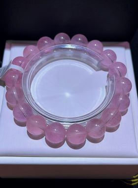 天然摩根石手链手串12㎜马卡龙色系男女装百搭时尚潮流精美首饰品