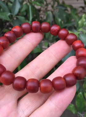 精品瓦西南红老型手串1234567890㎜手链满肉满色辣椒锦红包浆男女